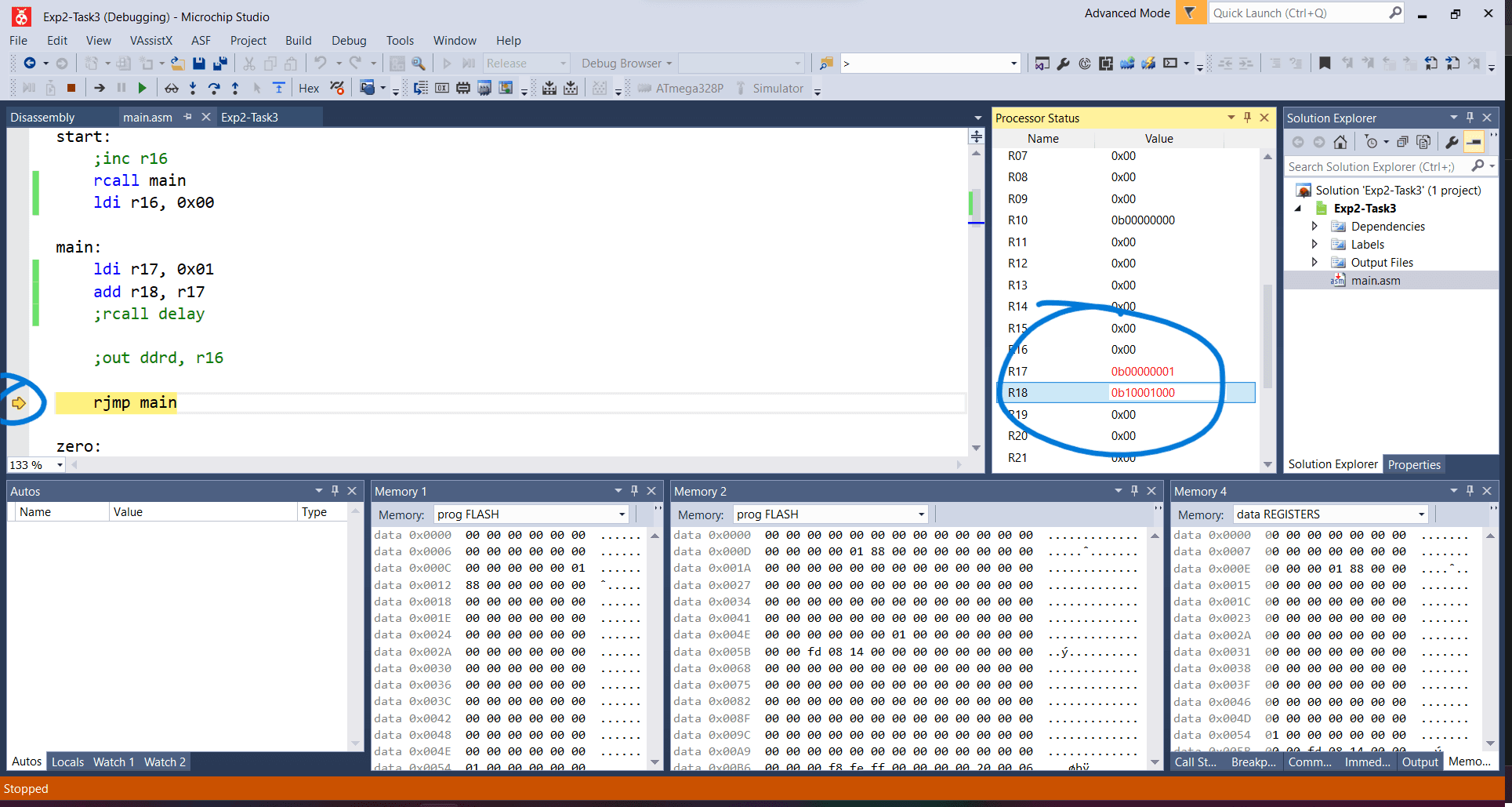 Atmel AVR debugging