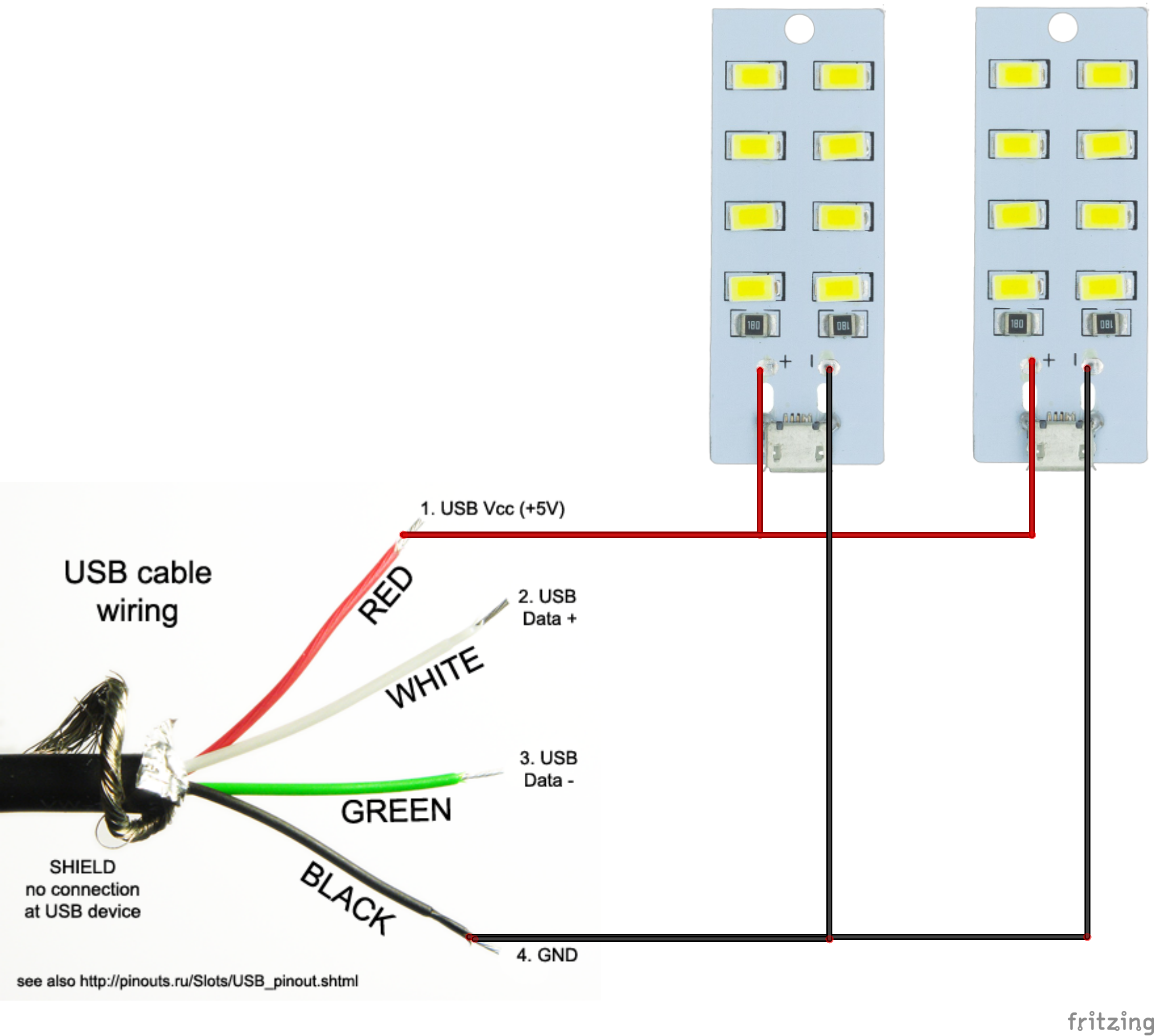 Fritzing-LED-Wiring