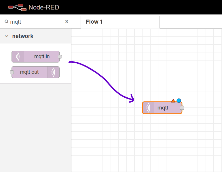 nodered add mqtt